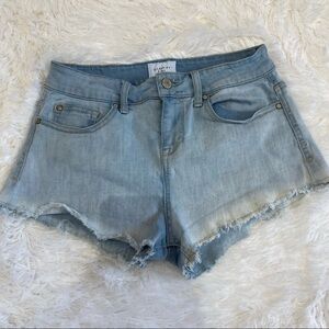 Celebrity pink hazy cutoff denim jeans short size 3 26